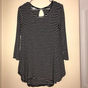 Long striped shirt